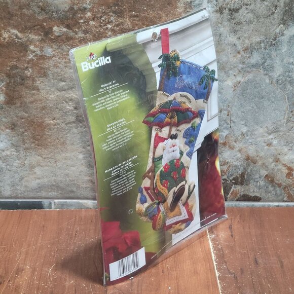 Plaid Bucilla Coolin It Felt Stocking Kit 18" 2008 86105 - Picture 8 of 10